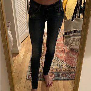 H&M skinny dark denim